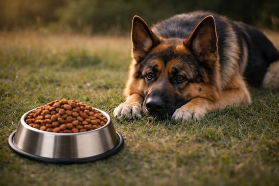 German Shepherds Have Sensitive Stomachs