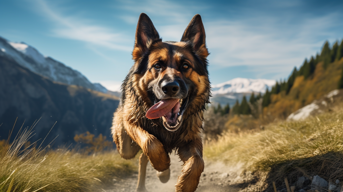 German shepherd 2025 shiny coat