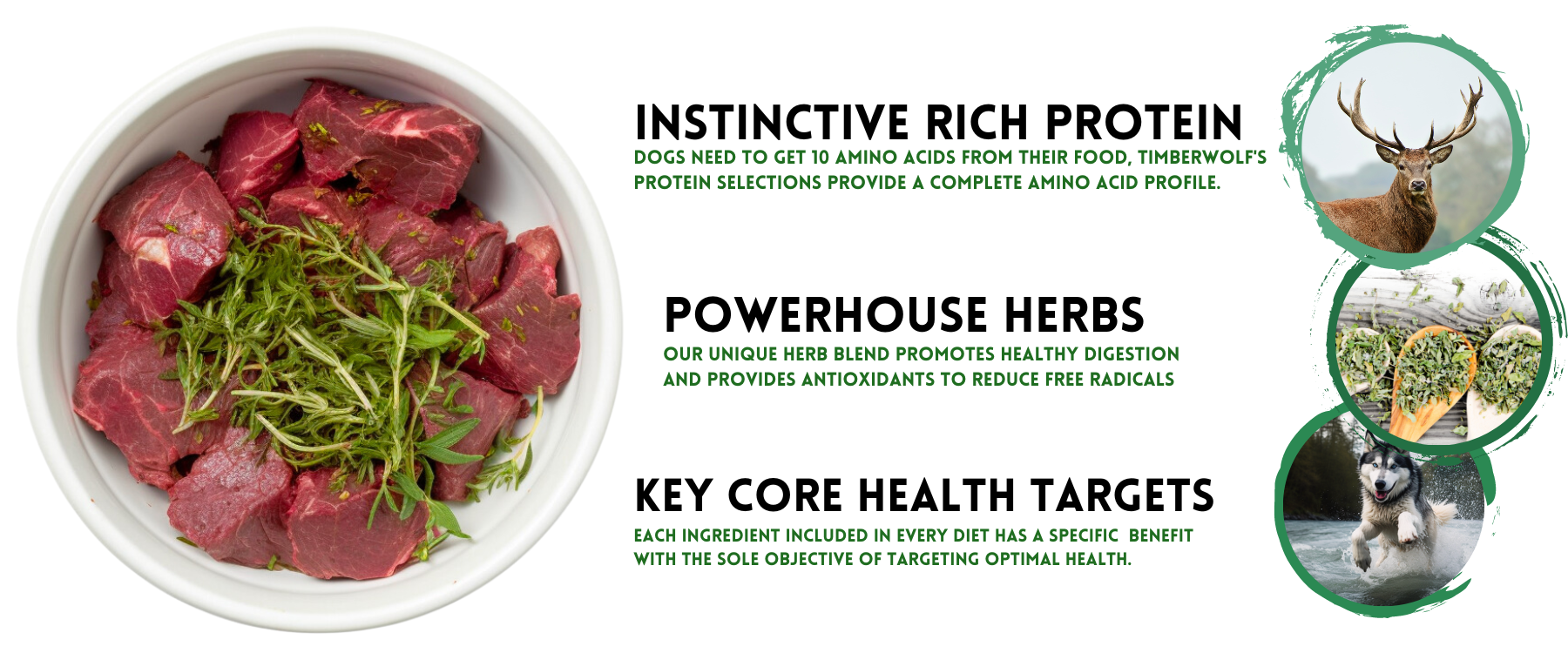 Timberwolf organics sales lamb and venison