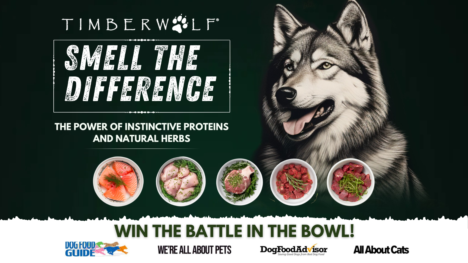 Timber wolf top dog food